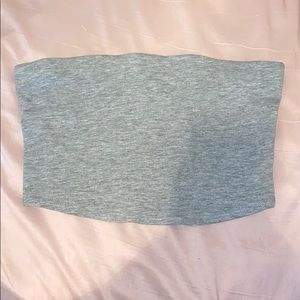 Gray tube top